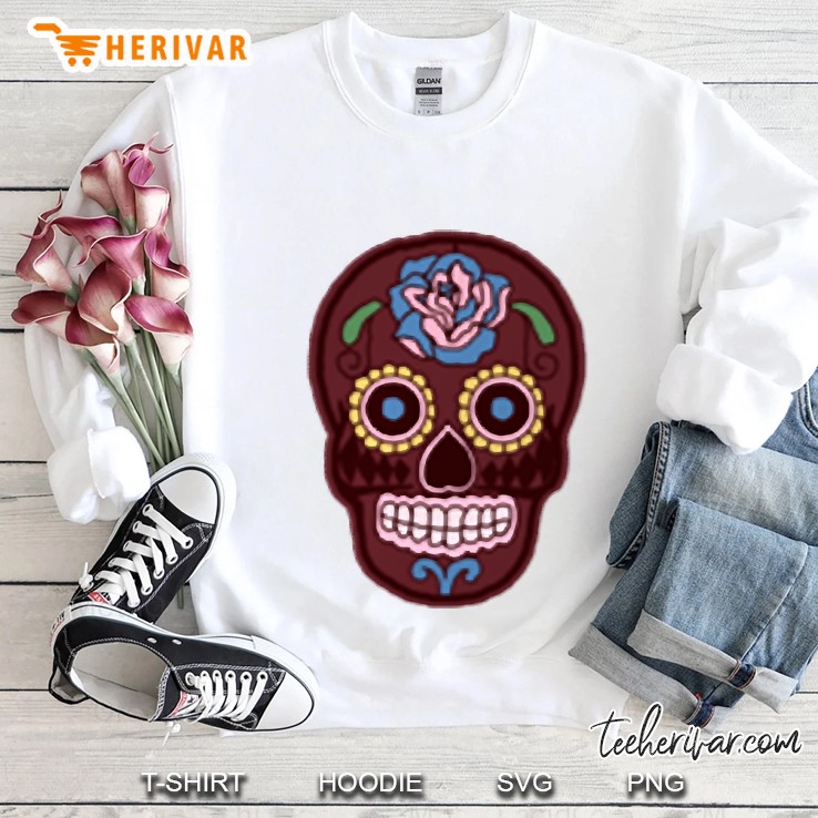 Suspicious Red Wine Sugar Skull Men Women Antwerp Sweatshirt