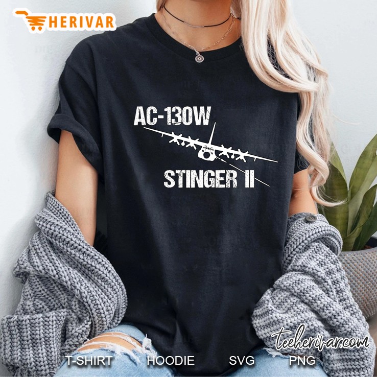 Ac-130W Stinger Ii Gunship Air Force Pilot- Funny Aviation Ladies Tee