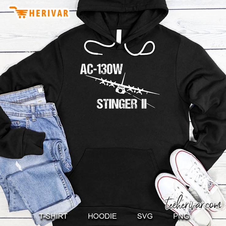 Ac-130W Stinger Ii Gunship Air Force Pilot- Funny Aviation Hoodie