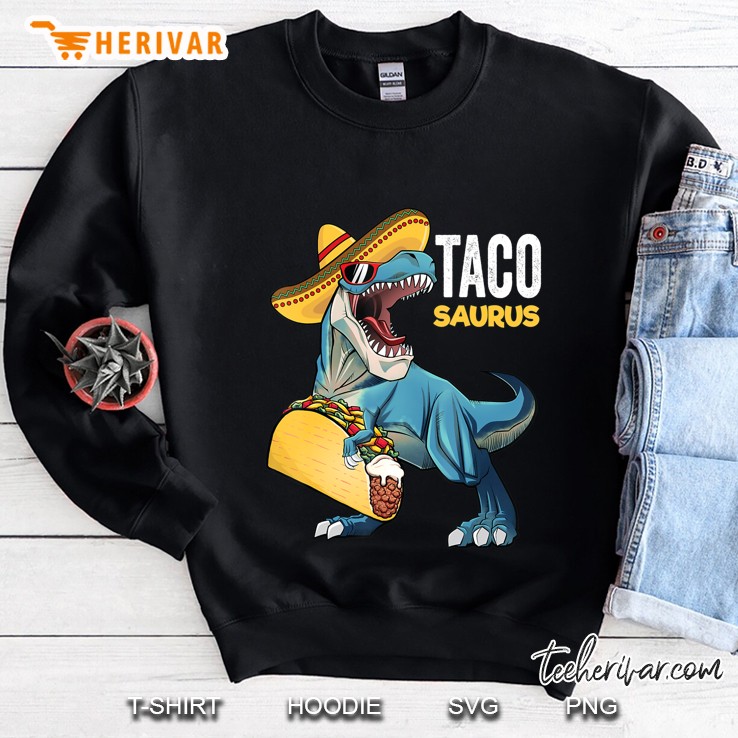 Tacosaurus Shirt Taco Cinco De Mayo Kids Boys Dinosaur Mugs