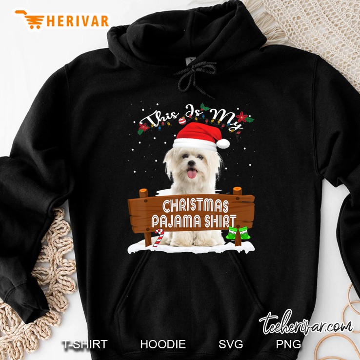 This Is My Christmas Pajama Maltese Dog Mom Dad Mugs