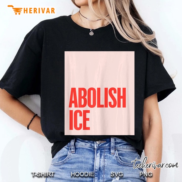 Womens Abolish Ice Pro Immigration Families Belong Together Pink Ladies Tee
