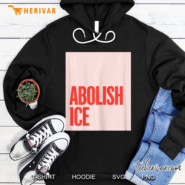 Womens Abolish Ice Pro Immigration Families Belong Together Pink Hoodie