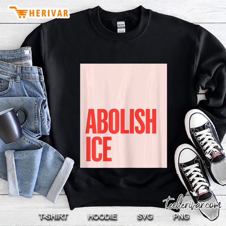 Womens Abolish Ice Pro Immigration Families Belong Together Pink Sweatshirt