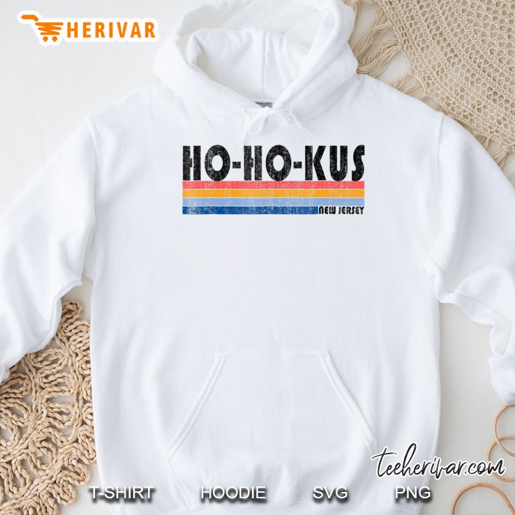 Vintage 80S Style Ho-Ho-Kus Nj Hoodie