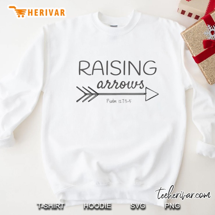 Womens Homeschool Mom Raising Arrows Christian Sweatshirt
