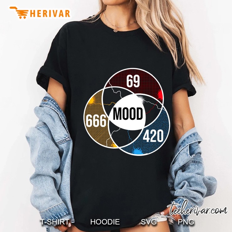 69 666 420 Three Moods Marijuana Weed Hoodie