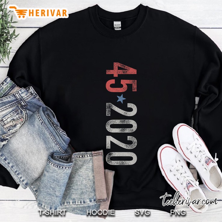 452020 Trump Vertical Distressed Sweatshirt