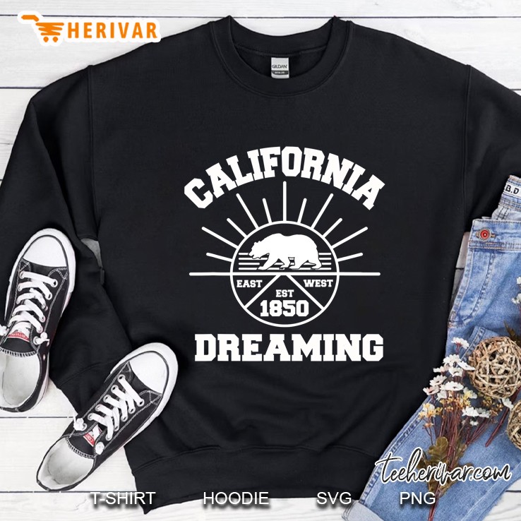 California Dreaming California State Flag Bear - Cool Beach Mugs