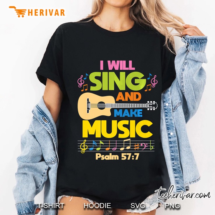 Christian Music Church Singer Guitar Jesus Rock Band Hoodie