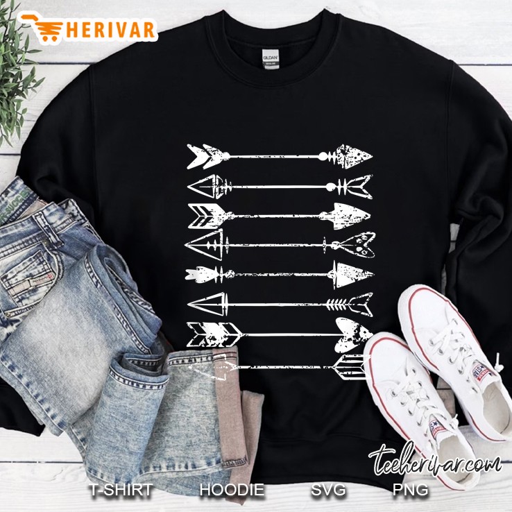 Funny Archery Bow Hunting Gift Arrows Design Sweatshirt