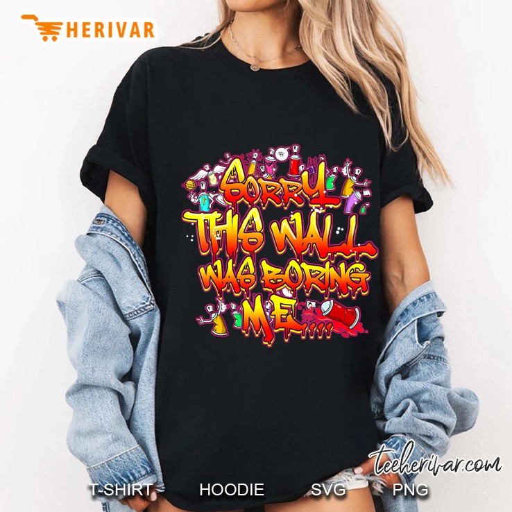 Funny Oldschool Graffiti Street Art Letters Spray Tagging Ladies Tee