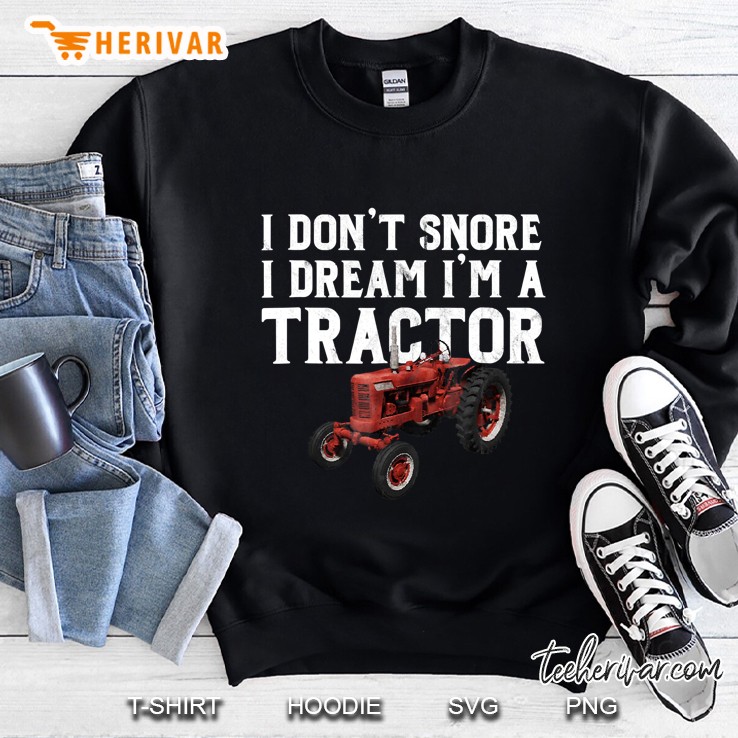 I Don't Snore I Dream I'm A Tractor Light Mugs