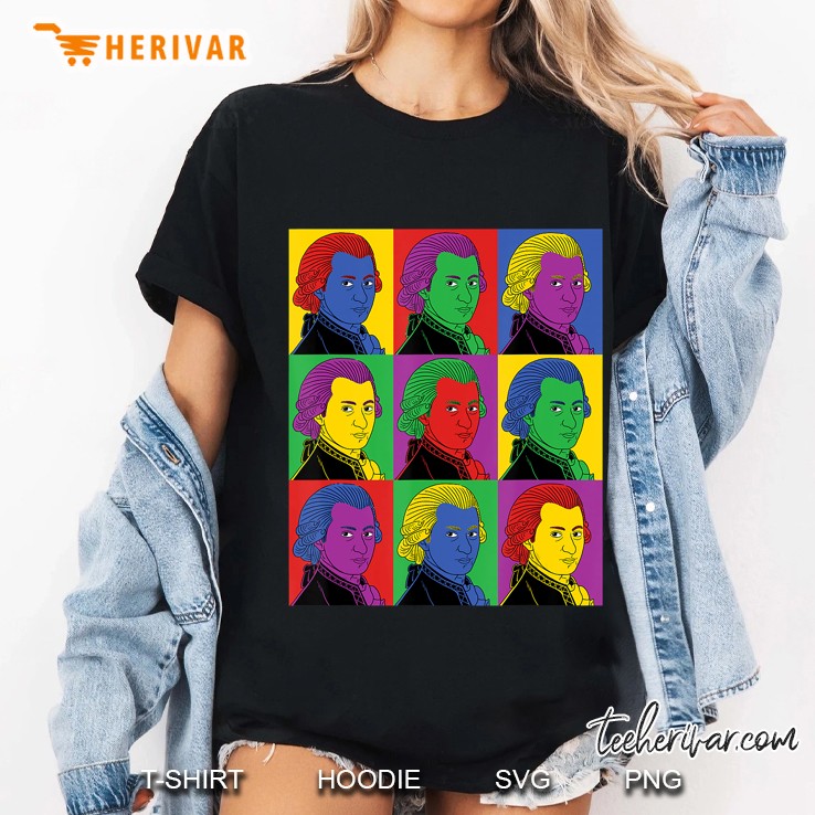 Mozart Pop Art - Vintage History Tee Hoodie