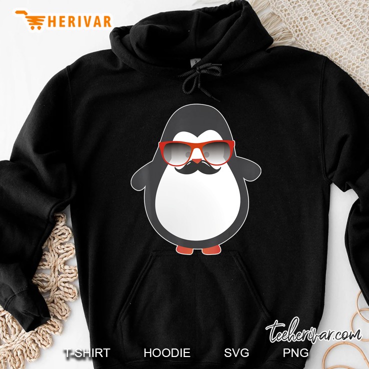 Mustache Penguin Shirt Funny Moustache Animal Gift Mugs