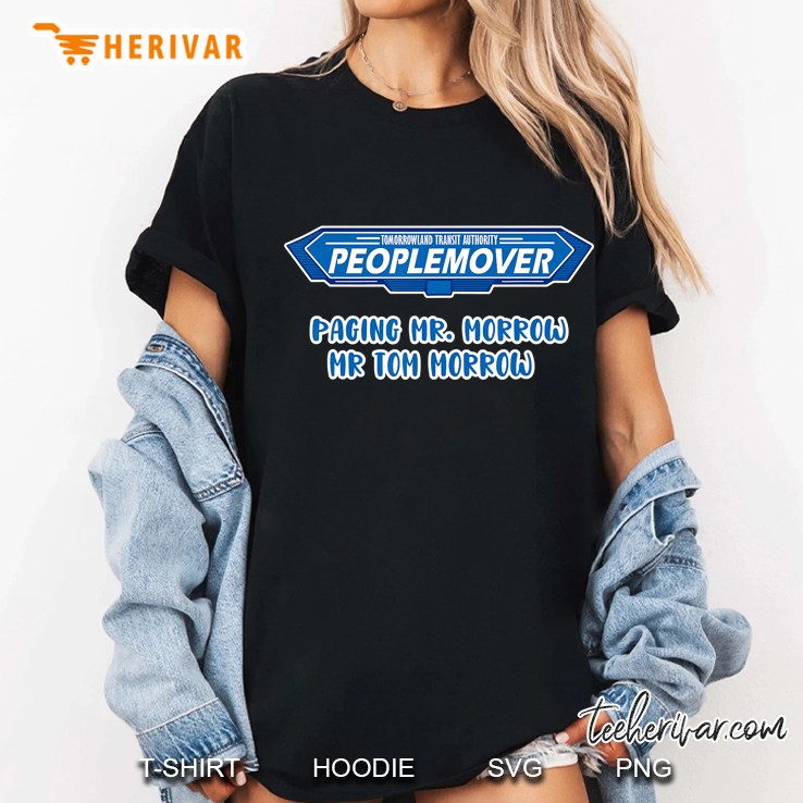 Paging Mr. Morrow People Mover Merch Funny Gift Ladies Tee