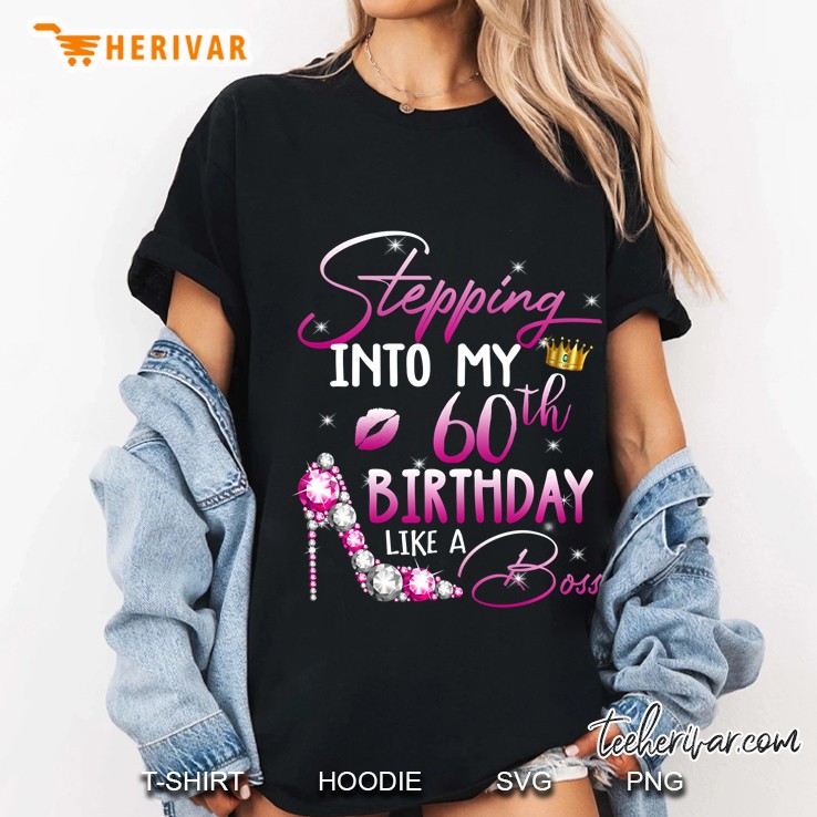 Stepping Into My 60Th Birthday In 1960 Gifts 60 Years Old Ladies Tee