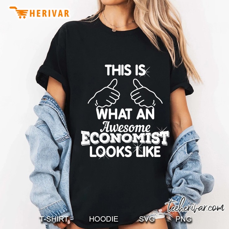 This Is What An Awesome Economist Looks Like Ladies Tee