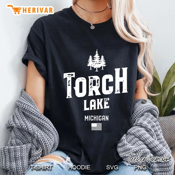 Torch Lake Michigan Ladies Tee