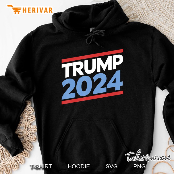 Trump 2024 - Red, White, And Blue Republican Hoodie
