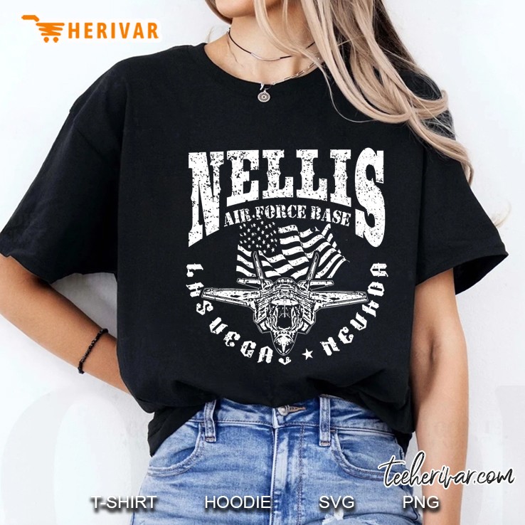 Usaf Nellis Air Force Base Las Vegas Nevada Usa Ladies Tee