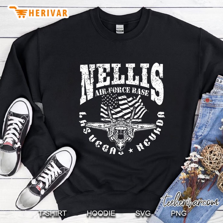 Usaf Nellis Air Force Base Las Vegas Nevada Usa Sweatshirt