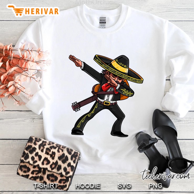 Dabbing Mexican Mariachi Shirt Cinco De Mayo Costume Tee Sweatshirt