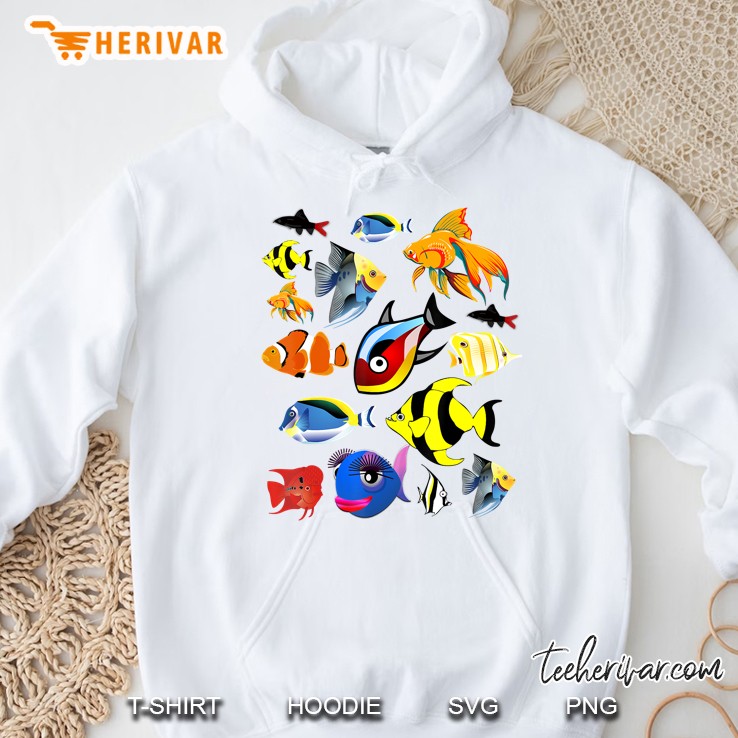 Fishkeeper Fish Tank Tropical Aquarium Fish Gift Hoodie