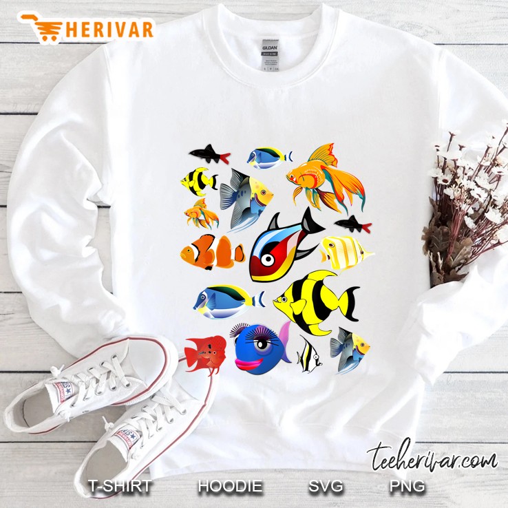 Fishkeeper Fish Tank Tropical Aquarium Fish Gift Sweatshirt