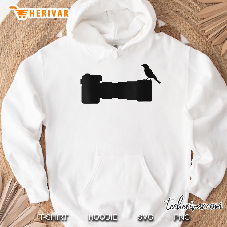 Womens Bird Camera Shirt Gift For A Bird Photographer Hoodie