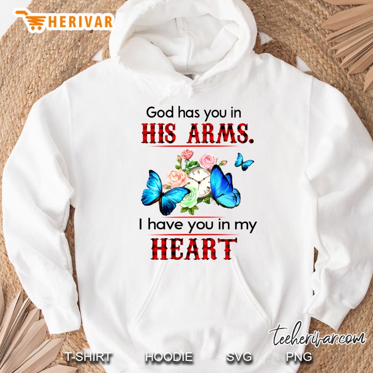 God Has You In His Arms I Have You In My Heart Butterfly Plaid Version Mugs