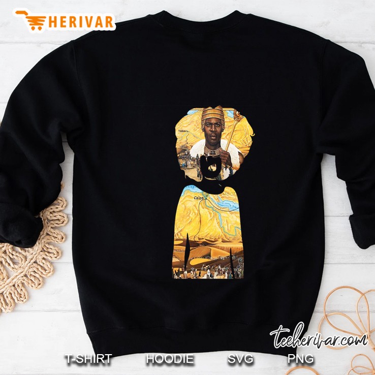 African Silhouette Art Of Mansa Musa Sweatshirt