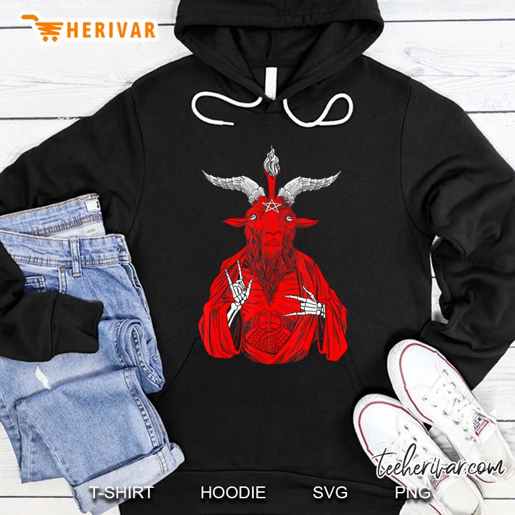 Blackcraft Antichrist Goat Satan Baphome For Atheist Hoodie