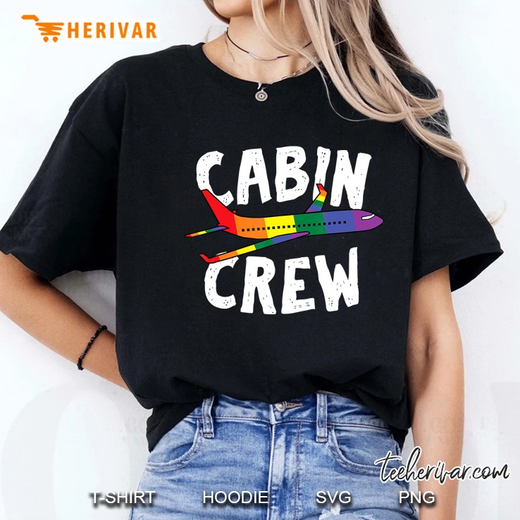 Flight Attendant Steward Stewardess Cabin Crew Lgbtq Ladies Tee