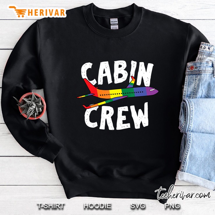 Flight Attendant Steward Stewardess Cabin Crew Lgbtq Sweatshirt