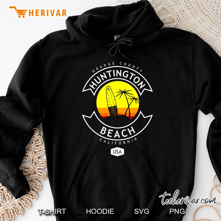 Huntington Beach California Surf Hoodie