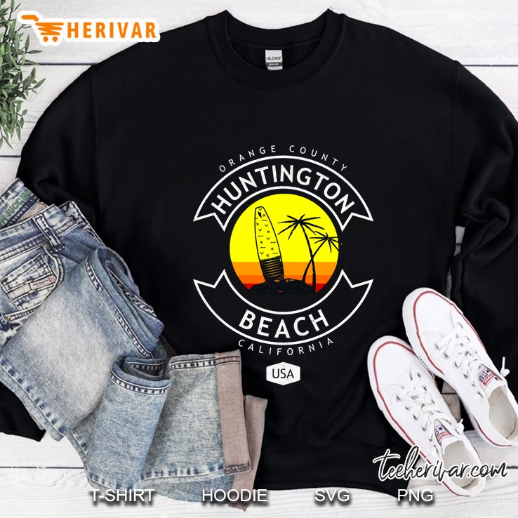Huntington Beach California Surf Sweatshirt