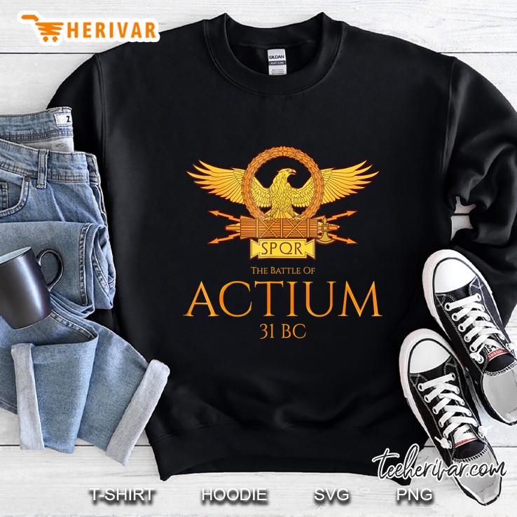 Roman Eagle Legion Banner - Battle Of Actium Sweatshirt