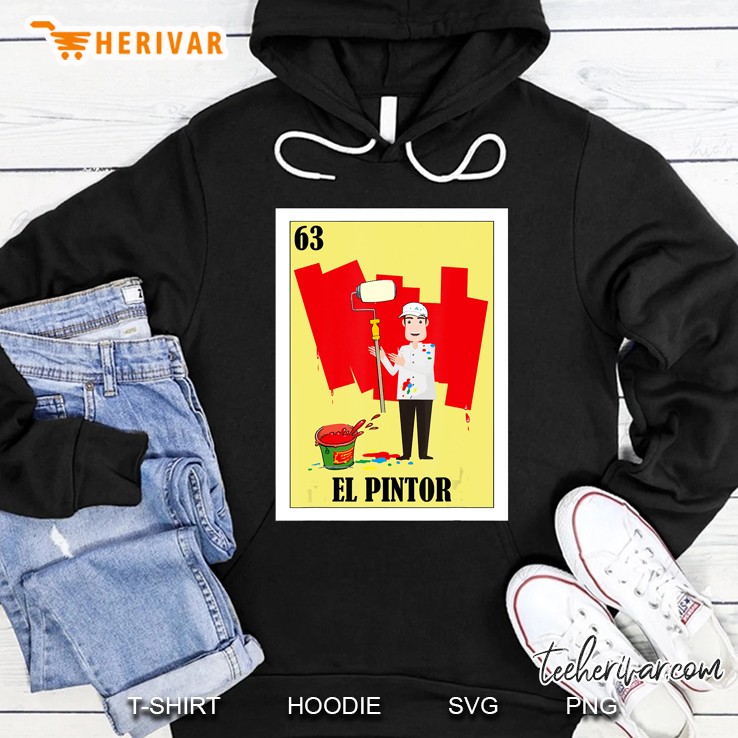 Spanish Painter Lottery Gift - Mexican Bingo El Pintor Hoodie