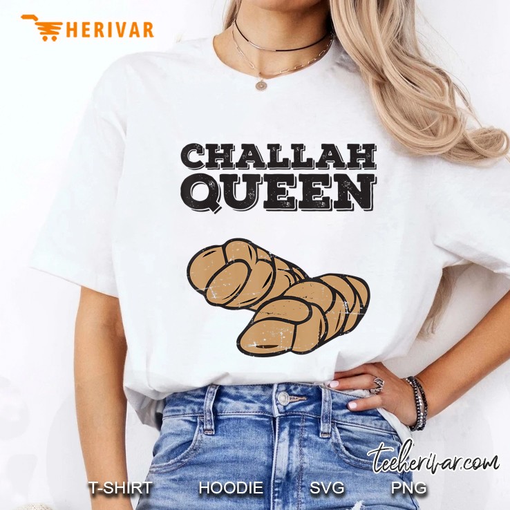 Funny Challah Queen Rosh Hashanah Tovah Apple Honey Ladies Tee