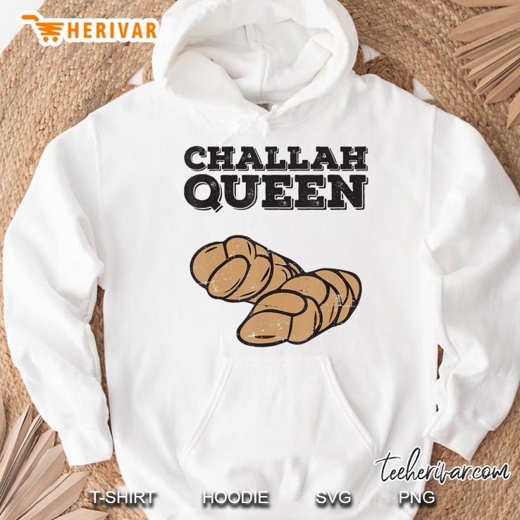 Funny Challah Queen Rosh Hashanah Tovah Apple Honey Hoodie