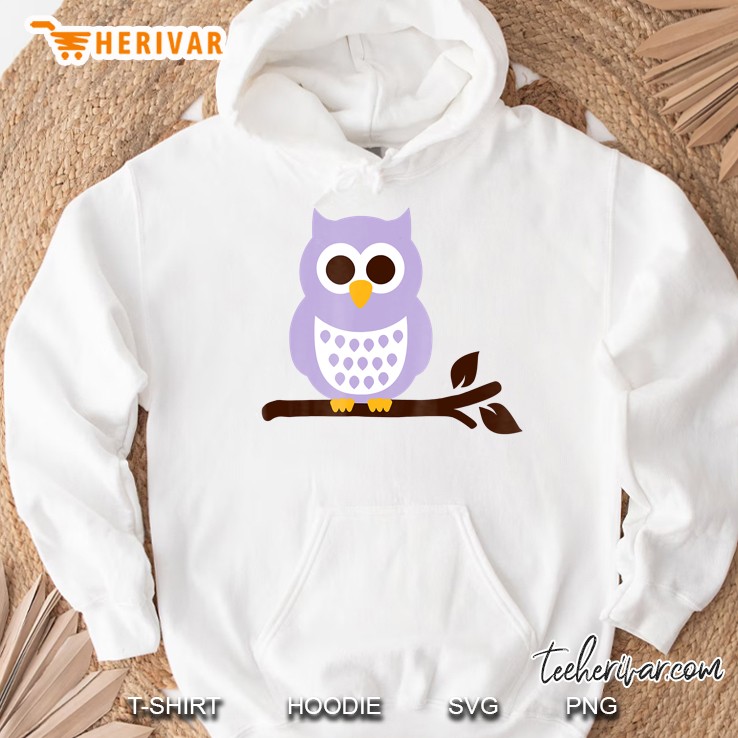 Owl At Branch Hoodie