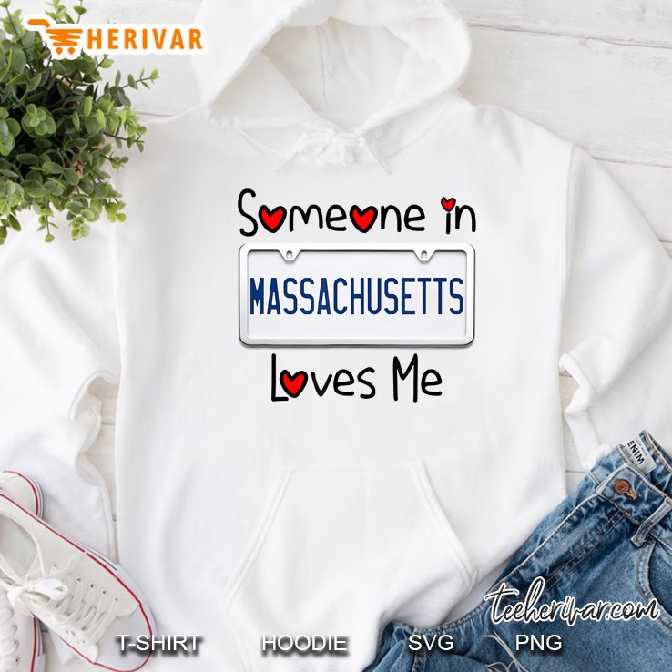 Someone In Massachusetts Loves Me Shirt Long Distance Mugs