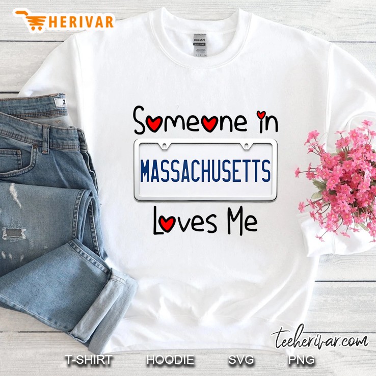 Someone In Massachusetts Loves Me Shirt Long Distance Mugs