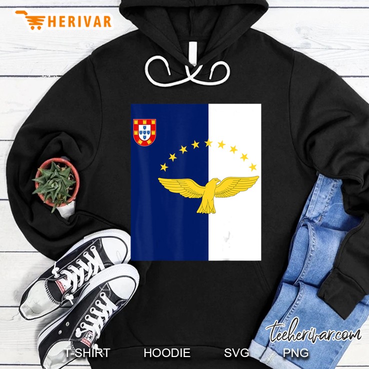 Azores Acores Flag Hoodie