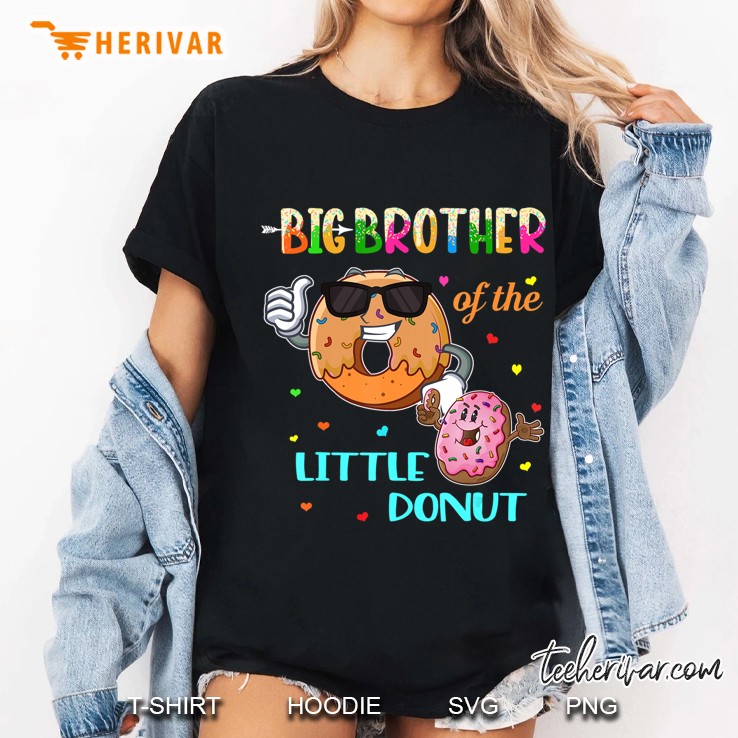 Big Brother Of The Little Donut Donut For Men Ladies Tee