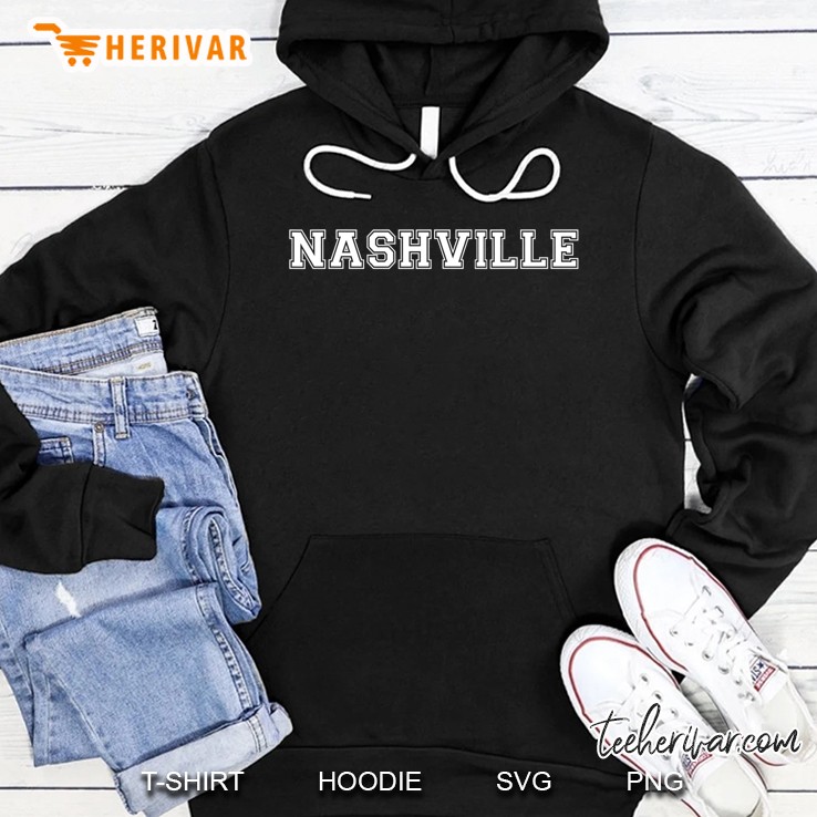 College University Style Nashville Tennessee Sport Gift Hoodie
