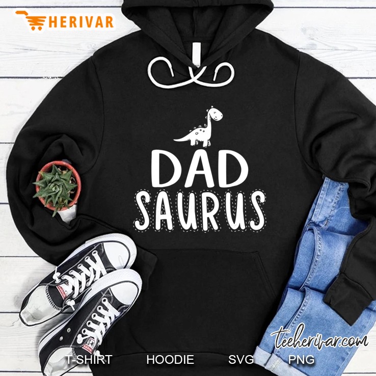 Dad-Saurus Dinosaur Family Matching S Hoodie