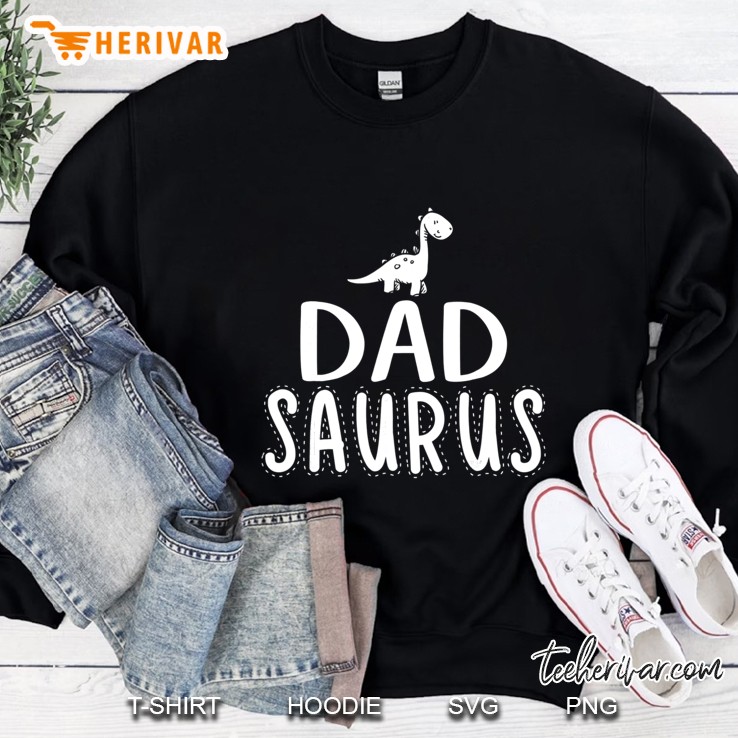 Dad-Saurus Dinosaur Family Matching S Sweatshirt