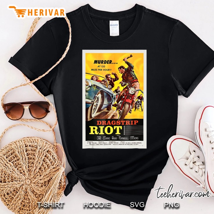 Drag Strip Riot 1958 Classic Hot Rod Rockabilly Shirt